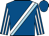 Royal Blue, White and Light Blue Sash, White Stripes on Sleeves, Royal Blue Cap