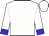 White, Blue 'ML,' Blue Cuffs on Sleeves, Blue 'ML' on White Cap
