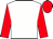 BODY GHOST WHITE, SLEEVES RED, GHOST WHITE CUFFS, CAP RED