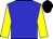 BODY BLUE, SLEEVES YELLOW, CAP BLACK