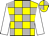 BODY LIGHT GREY, GOLD CHECKED, SLEEVES WHITE, CAP LIGHT GREY, GOLD QUARTERED