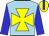 BODY GREY, YELLOW CROSS OF LORRAINE, SLEEVES BLUE, CAP YELLOW, BLUE STRIPE