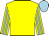 BODY YELLOW, SLEEVES YELLOW, AQUA STRIPES, CAP AQUA