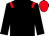 BODY BLACK, RED EPAULETTES, SLEEVES BLACK, CAP RED