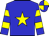 BODY DODGER BLUE, YELLOW STAR, DODGER BLUE COLLAR, SLEEVES DODGER BLUE, YELLOW CHEVRONS, CAP YELLOW, DODGER BLUE QUARTERED