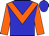 Blue, blue 'WG' on orange chevron, orange sleeves, orange cap