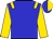 Cobalt blue, gold epaulets, gold sleeves, cobalt blue and gold cap