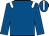 Royal blue, white epaulets, white stripe on royal blue cap