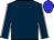 DARK BLUE, White 'JKX,' White Seams on Slvs