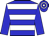 BLUE, White Hoops, Blue and White Slvs