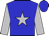 BLUE, Gray Star Front and Back, Gray Slvs