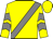 YELLOW, Gray Sash & Bars on Slvs