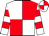 WHITE, Red Quarters, Red Hoops on White Slvs